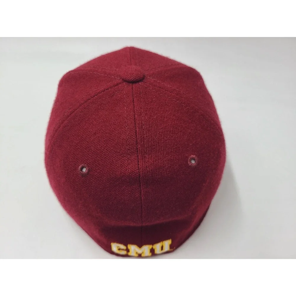 Central‎ Michigan University CWU Chippewas Zephyr Fitted 7 Hat Cap Wool NCAA Red